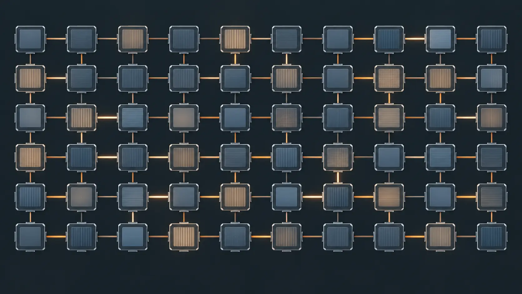 Abstract illustration of GPU compute infrastructure as a financial asset