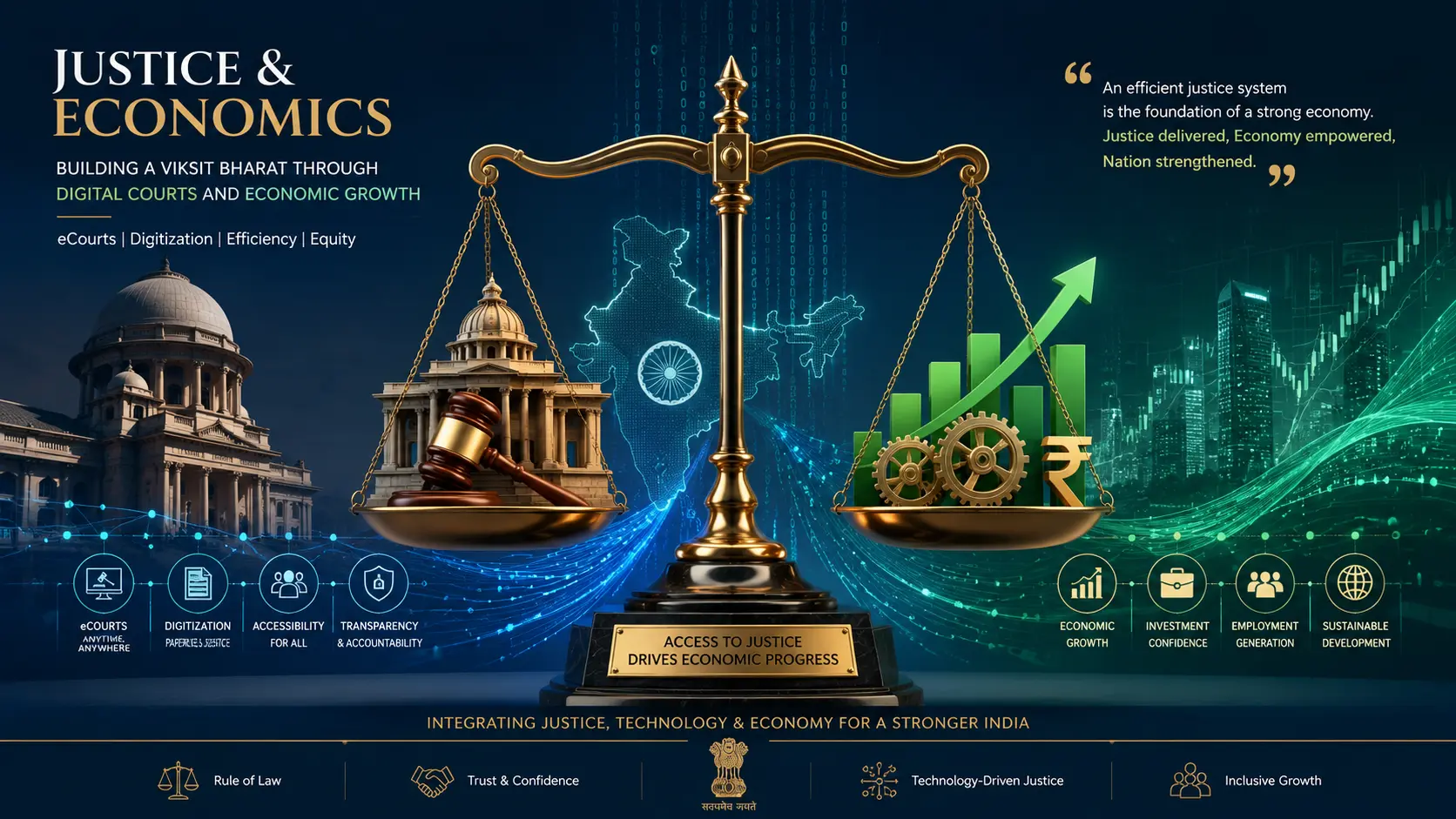 Judicial Effectiveness, Accessibility, and Economic Impact in India: An Institutional Analysis