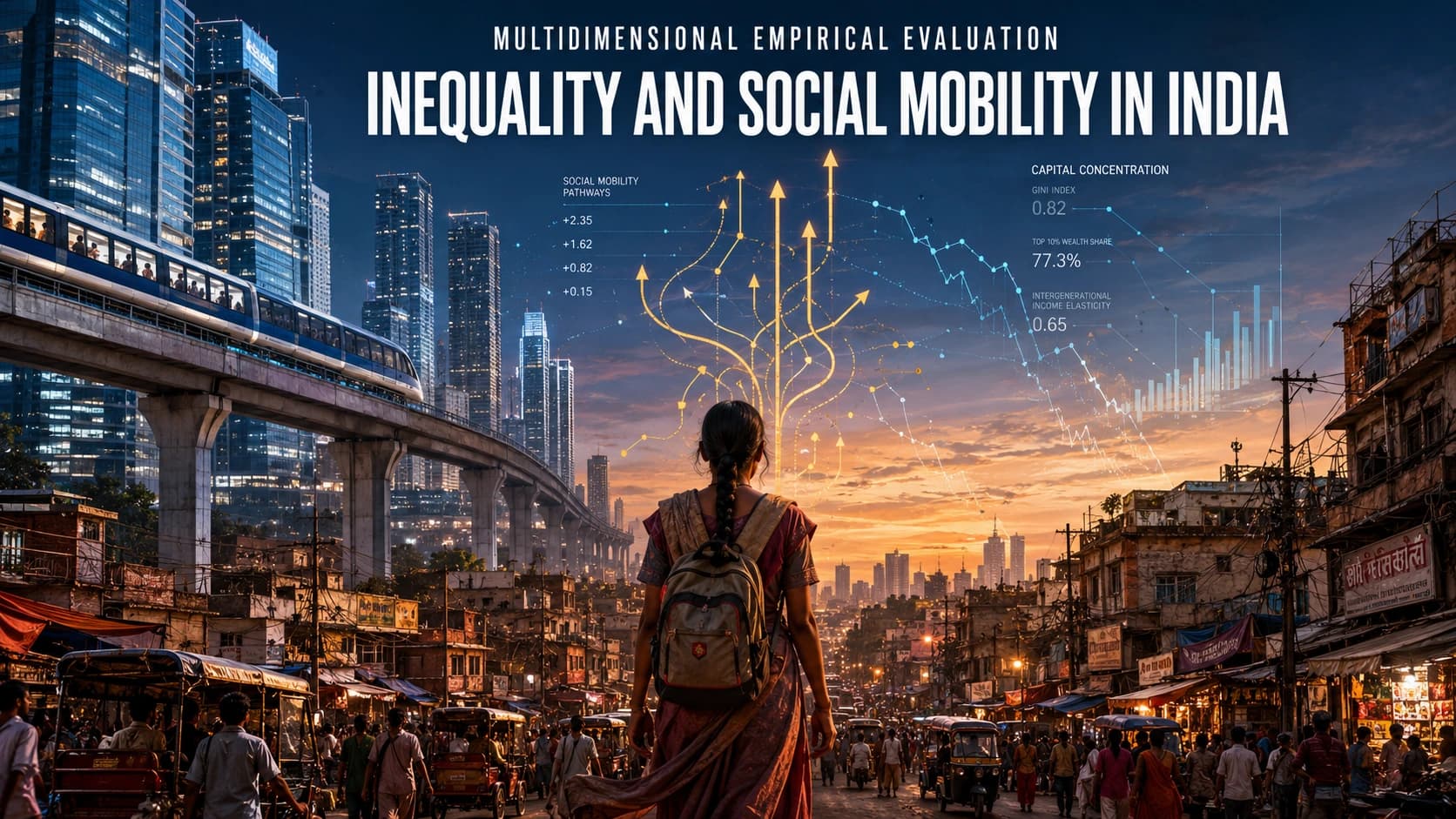 Multidimensional Empirical Evaluation of Inequality and Social Mobility in India