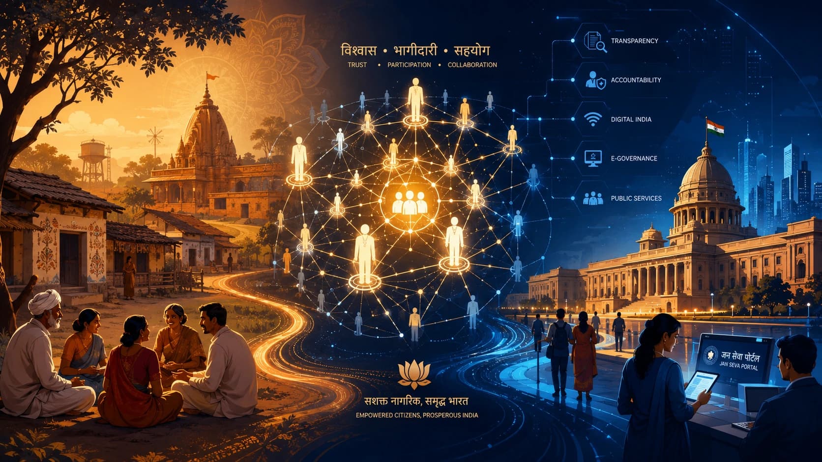Multidimensional Empirical Evaluation of Social Trust, Civic Norms, Cooperative Behavior, and Institutional Confidence in India